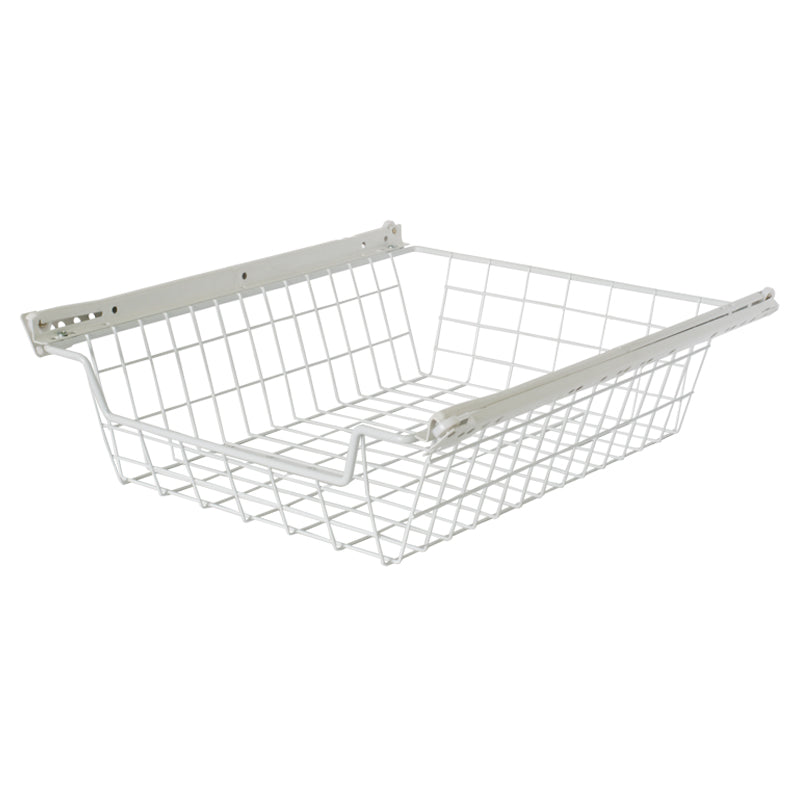 White Vegetable Basket Pullout