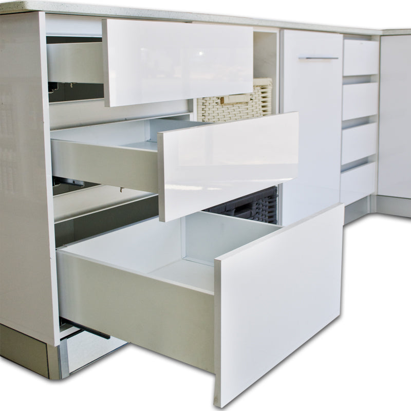 SlimLine Metal Drawer Box with Soft Closing Under-Mount Runners