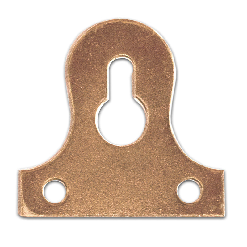 38mm Brass Keyhole Plate