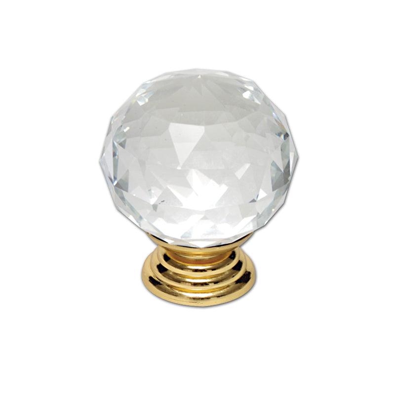 Round Crystal Knob