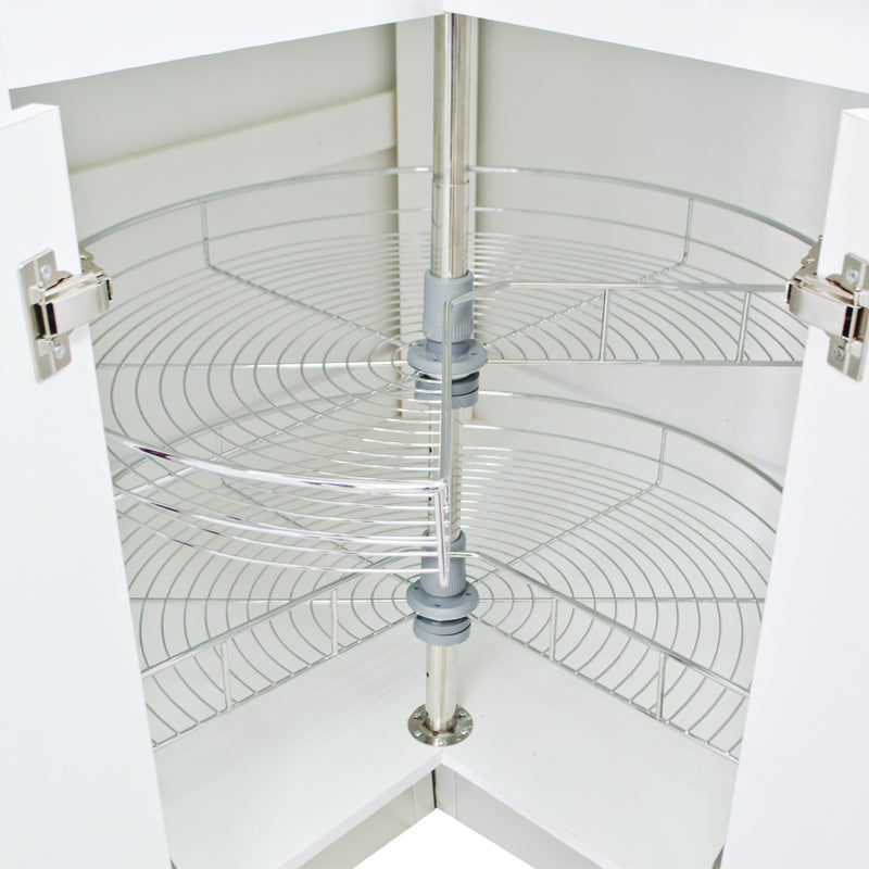 Revolving 2 Tier Corner Rack