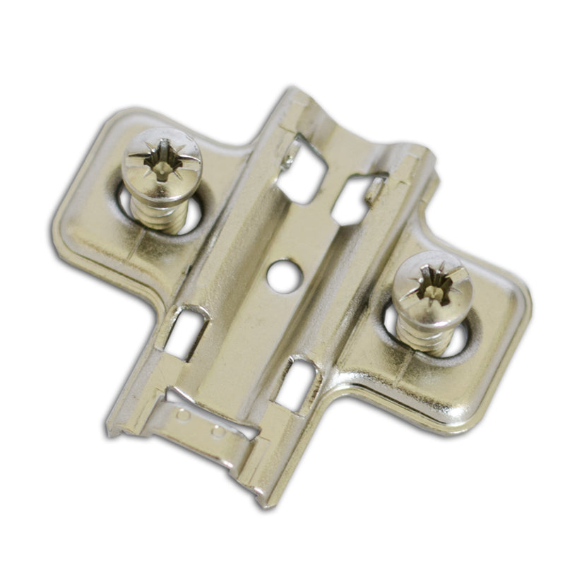 2-Hole Base Plate with Euro-screws for the Hydraulic Hinge