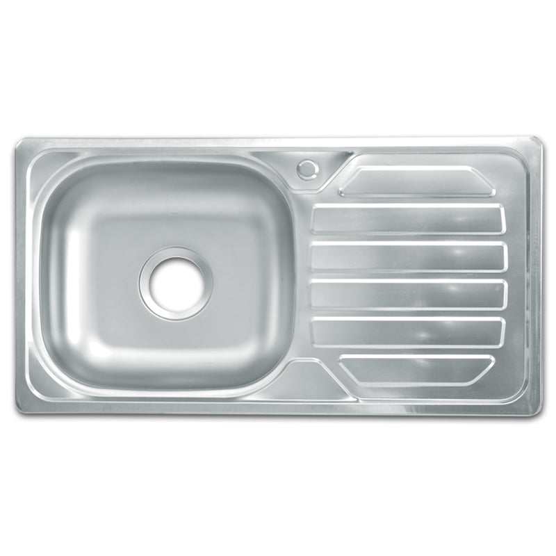 Inset Drop In Single End Bowl Sink