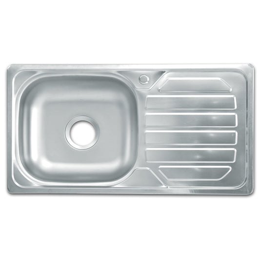 Inset Drop In Single End Bowl Sink