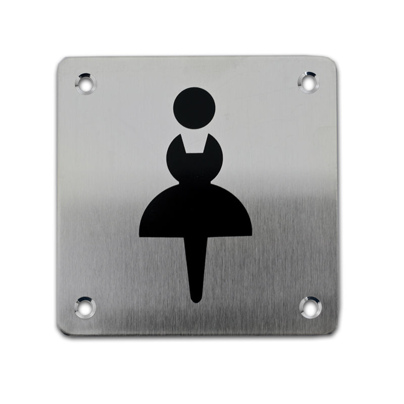 Female Washroom Plate