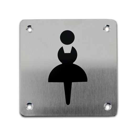 Female Washroom Plate