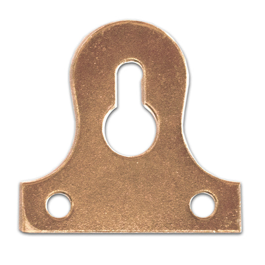38mm Brass Keyhole Plate