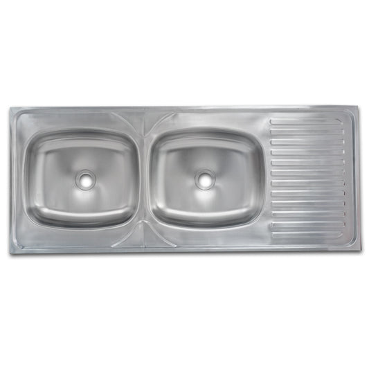 Sit On Double End Bowl Sink