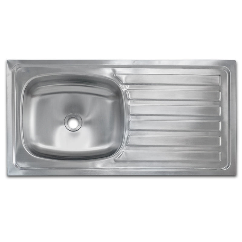 Inset Drop-in Single End Bowl Sink