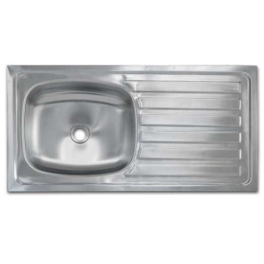 Inset Drop-in Single End Bowl Sink
