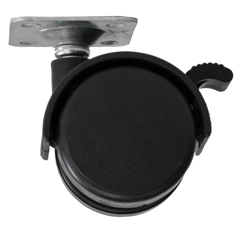 40mm Nylon Twin Castor with Brake