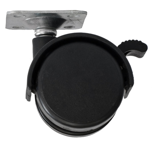40mm Nylon Twin Castor with Brake