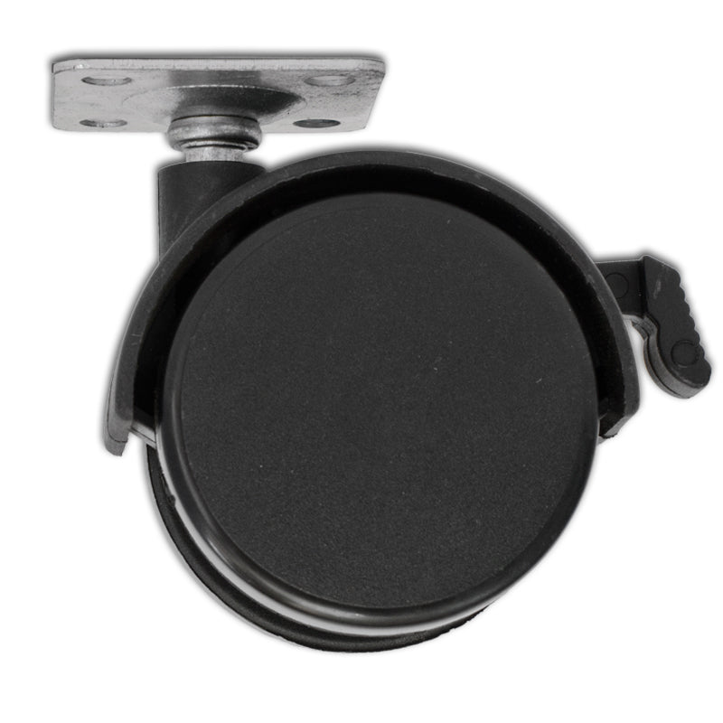 50mm Nylon Twin Castor with Brake