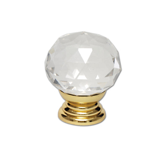 Round Crystal Knob