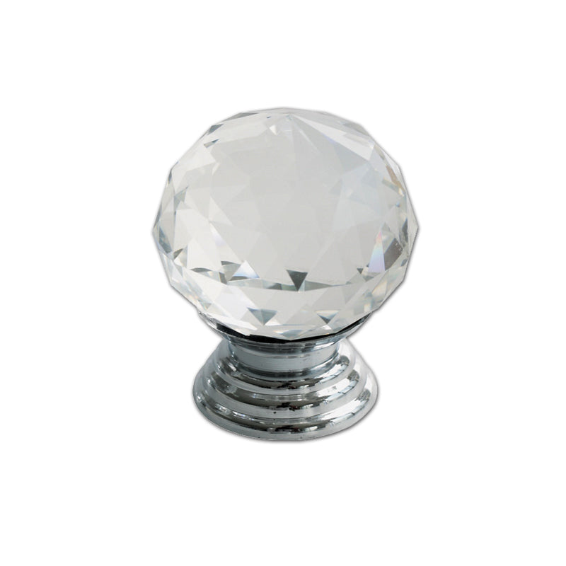 Round Crystal Knob