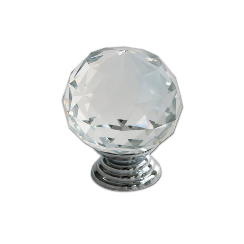 Round Crystal Knob