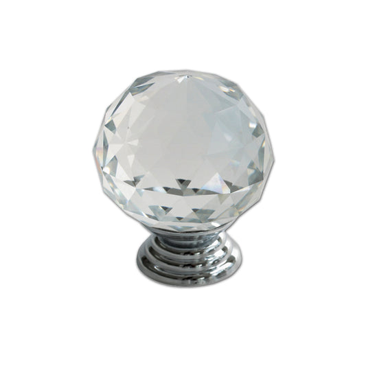 Round Crystal Knob